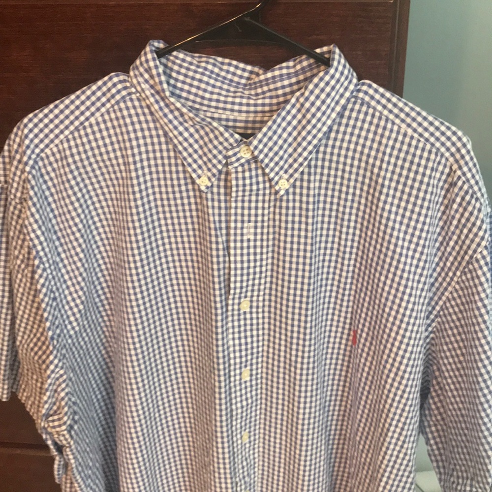 Ralph Lauren short sleeve size 2XL gingham shirt